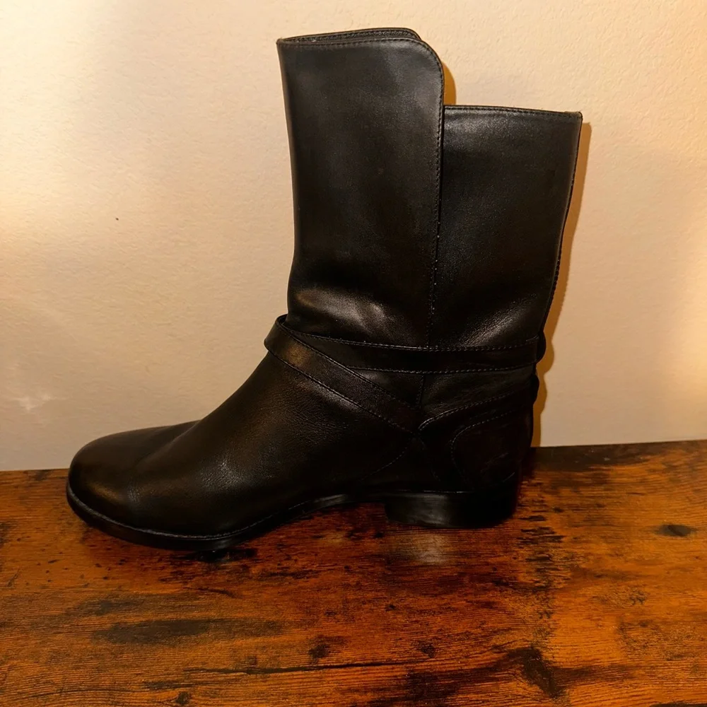 Umberto Raffini Women’s Ankle Boots Side Buckle 2409 Bootie Comfort Size 8.5 39 - Picture 3 of 8